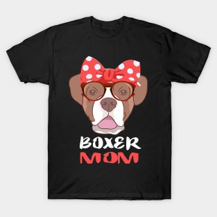 Boxer Dog Mom T-Shirt